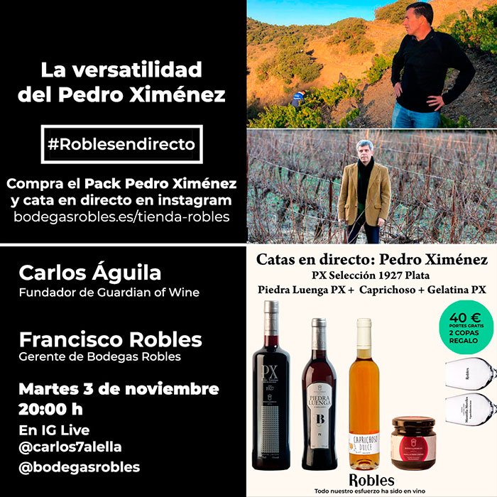 Cata virtual La versatilidad del Pedro Ximénez - we love montilla moriles