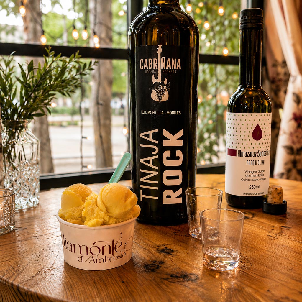 maridajes unicos con helado y tinaja rock cabriñana - We Love Montilla Moriles